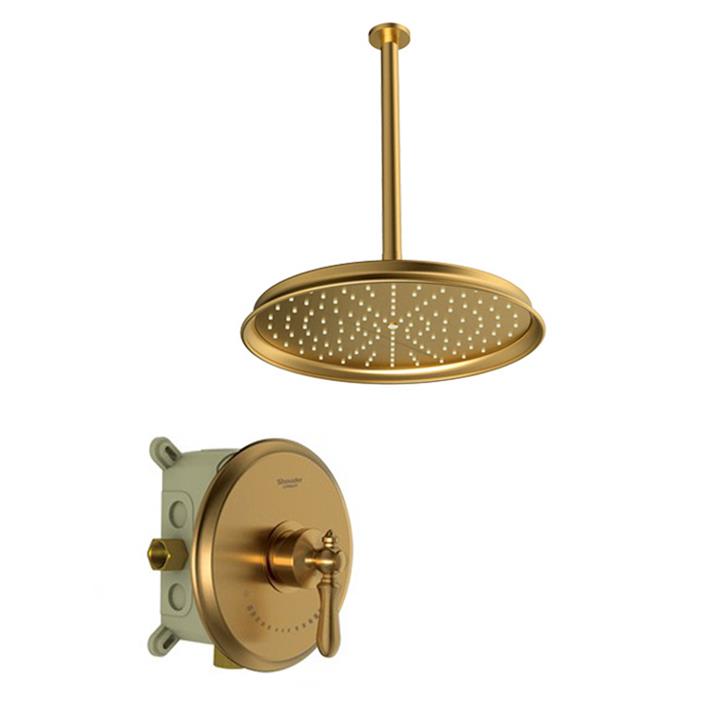 شیر دوش توکار شودر مدل زیگموند طلامات تیپ 1 Brass